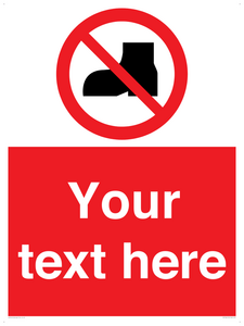 Custom No outdoor footwear